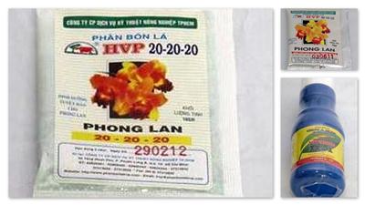 Các loại phân bón cho lan